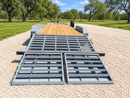 Loadtrail 83"x22' Tandem Carhauler MAX Ramps BOMBER GRAY- 4459 - J4 Trailer
