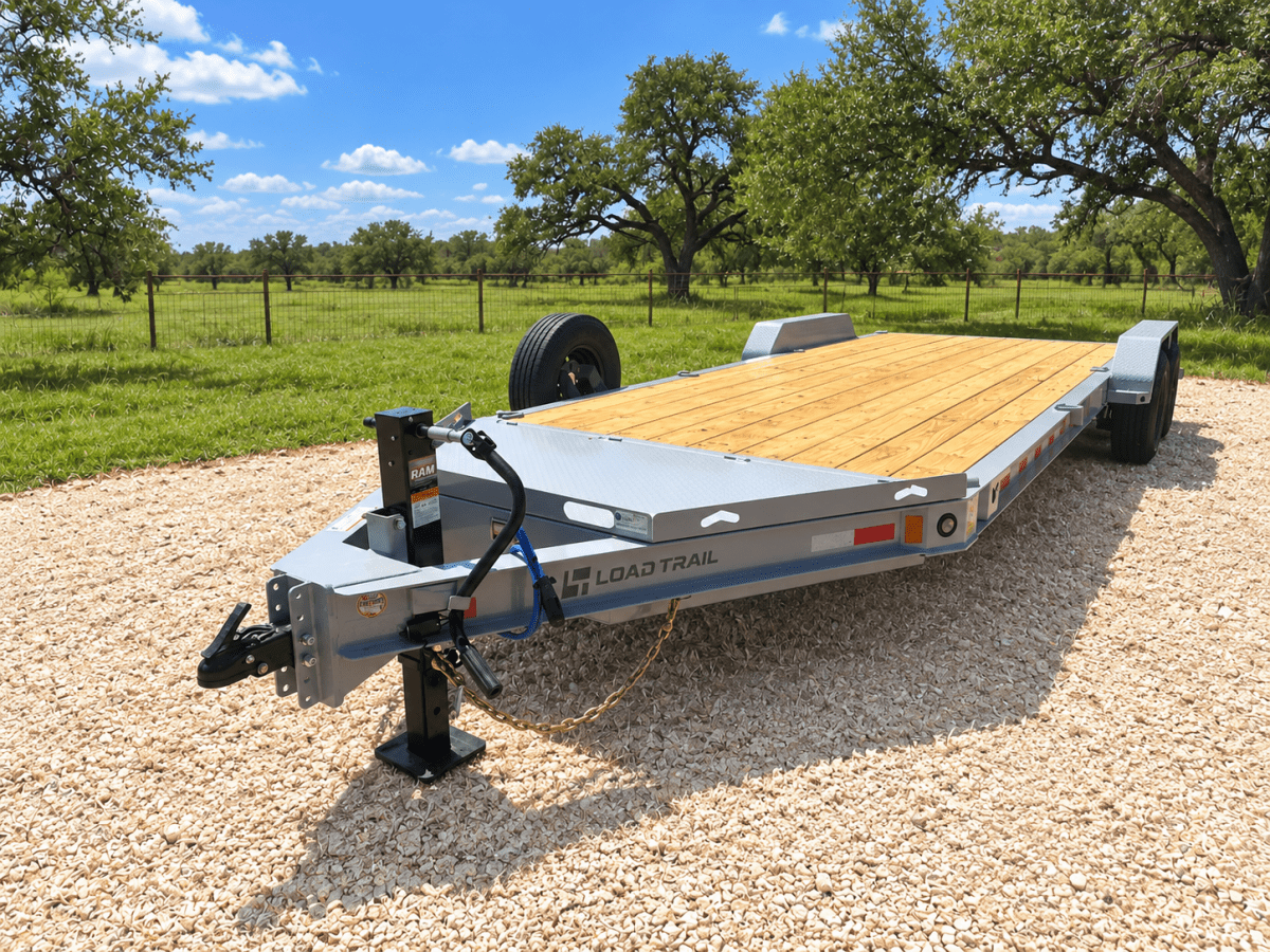 Loadtrail 83"x22' Tandem Carhauler MAX Ramps BOMBER GRAY- 4459 - J4 Trailer