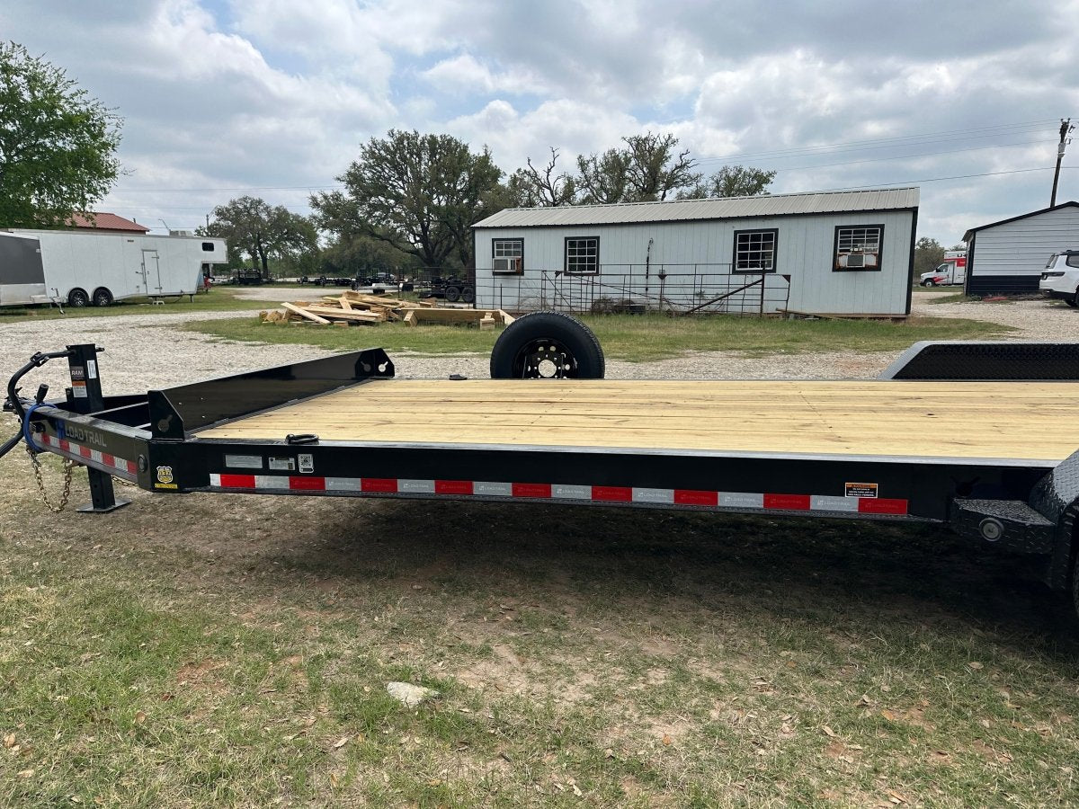 Loadtrail 83"x22' Tandem Carhauler MAX Ramps Tool Tray 7350 - J4 Trailer