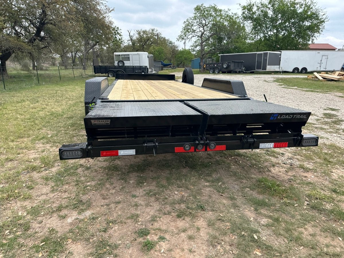 Loadtrail 83"x22' Tandem Carhauler MAX Ramps Tool Tray 7350 - J4 Trailer