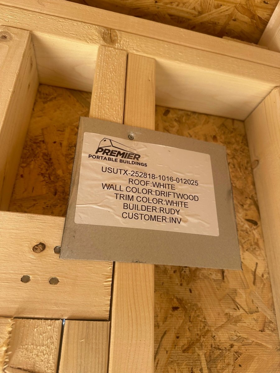 Premier 10x16 USUTX 2025 Building (012025) - J4 Trailer