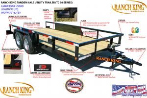 Ranch King 6'10 x14- TC14610-70ELS24FMR landscape - 4932 Ranch King