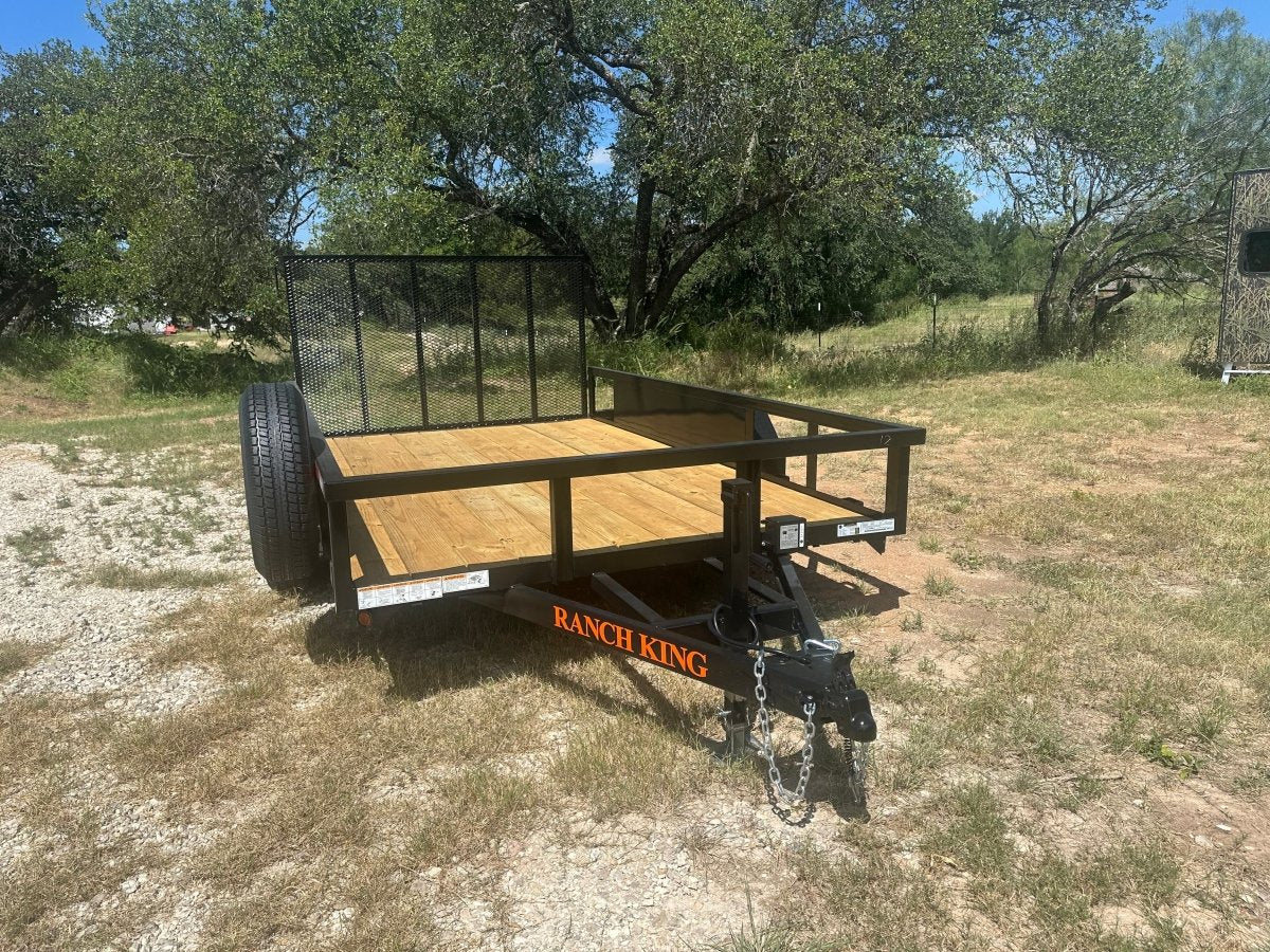 Ranch King 6'10"x12' Tandem Utility Trailer GATE - 2603 2818 - J4 Trailer