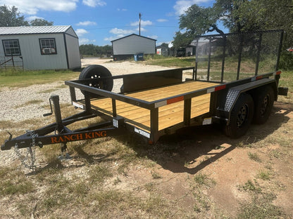Ranch King 6'10"x12' Tandem Utility Trailer GATE - 2603 2818 - J4 Trailer