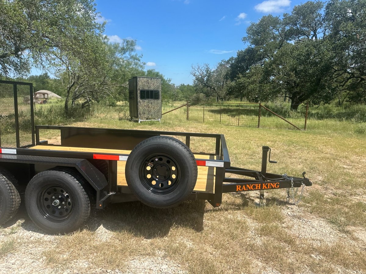 Ranch King 6'10"x12' Tandem Utility Trailer GATE - 2603 2818 - J4 Trailer