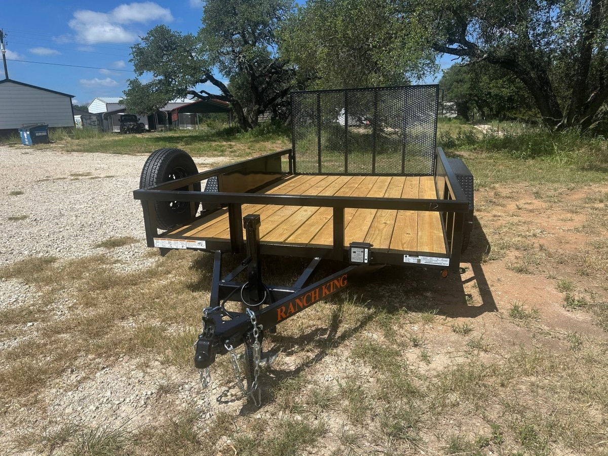 Ranch King 6'10"x12' Tandem Utility Trailer GATE - 2603 2818 - J4 Trailer