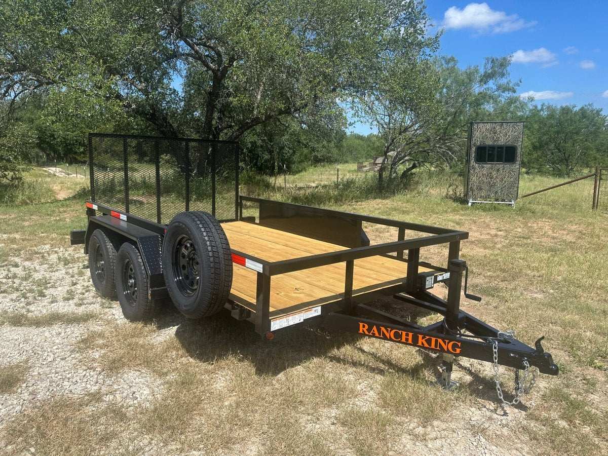Ranch King 6'10"x12' Tandem Utility Trailer GATE - 2603 2818 - J4 Trailer