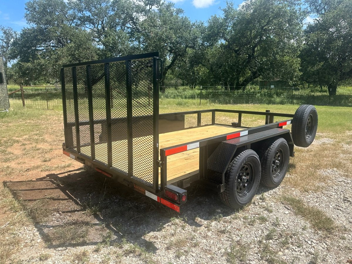 Ranch King 6'10"x12' Tandem Utility Trailer GATE - 2603 2818 - J4 Trailer
