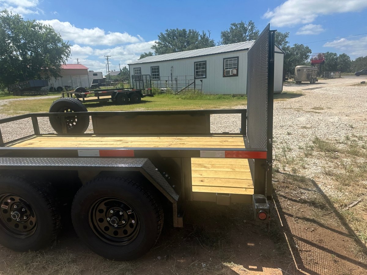 Ranch King 6'10"x12' Tandem Utility Trailer GATE - 2603 2818 - J4 Trailer