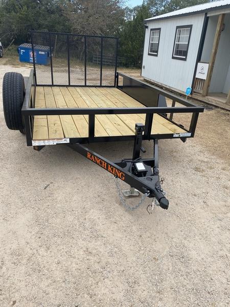 Ranch King 6'10"x12' Tandem Utility Trailer GATE - 2603 2818 - J4 Trailer