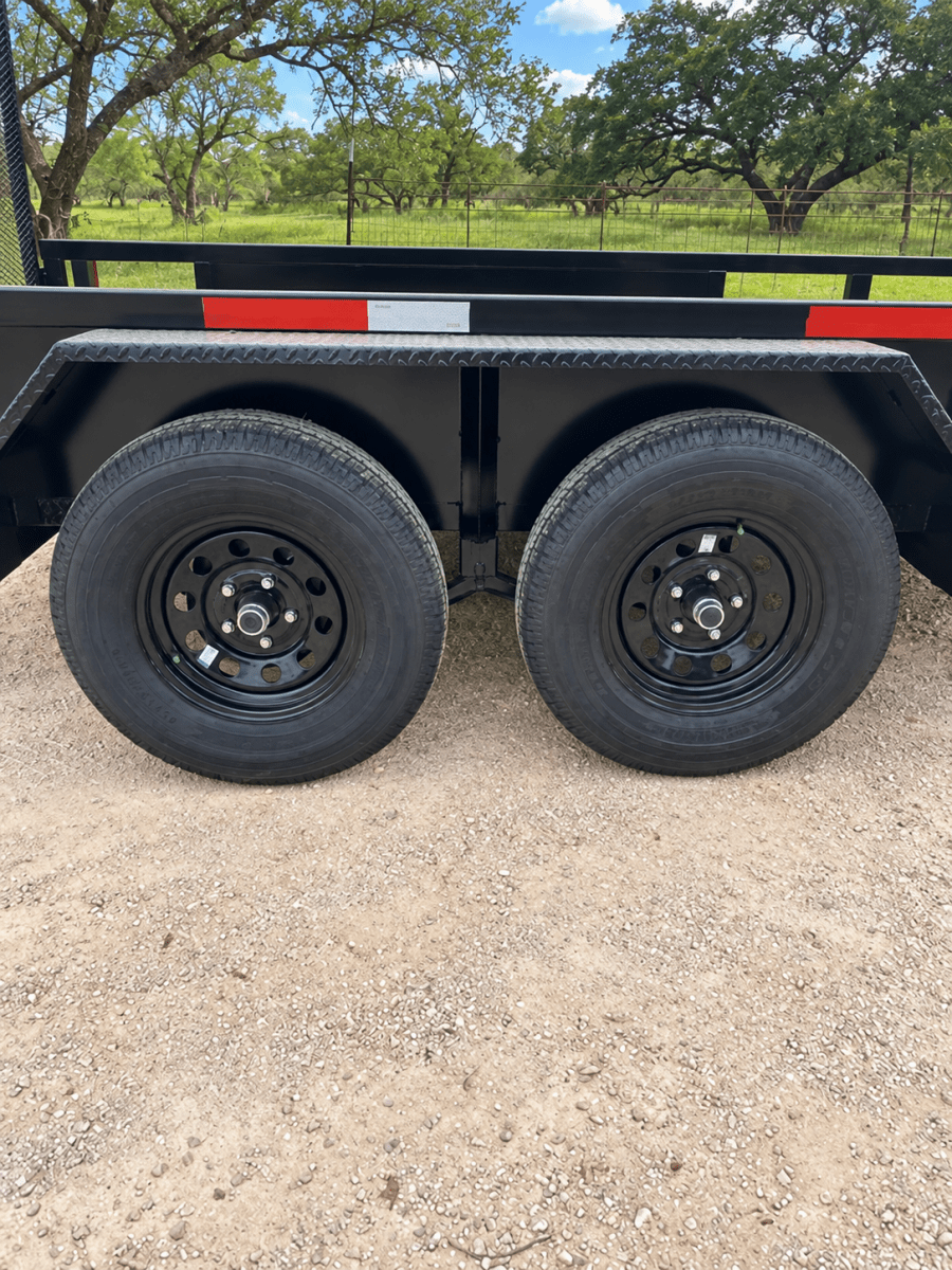 Ranch King 6'10"x12' Tandem Utility Trailer GATE - 4200 4201 - J4 Trailer