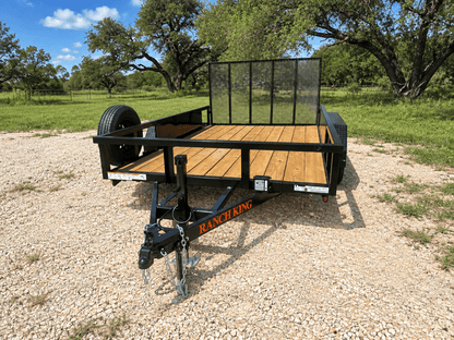 Ranch King 6'10"x12' Tandem Utility Trailer GATE - 4200 4201 - J4 Trailer