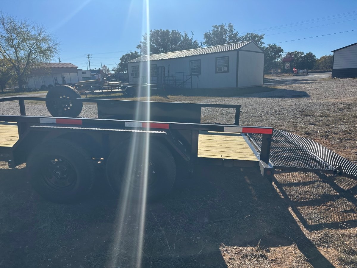 Ranch King 6'10"x14' Tandem Utility Trailer BIFOLD GATE - 2875 - J4 Trailer