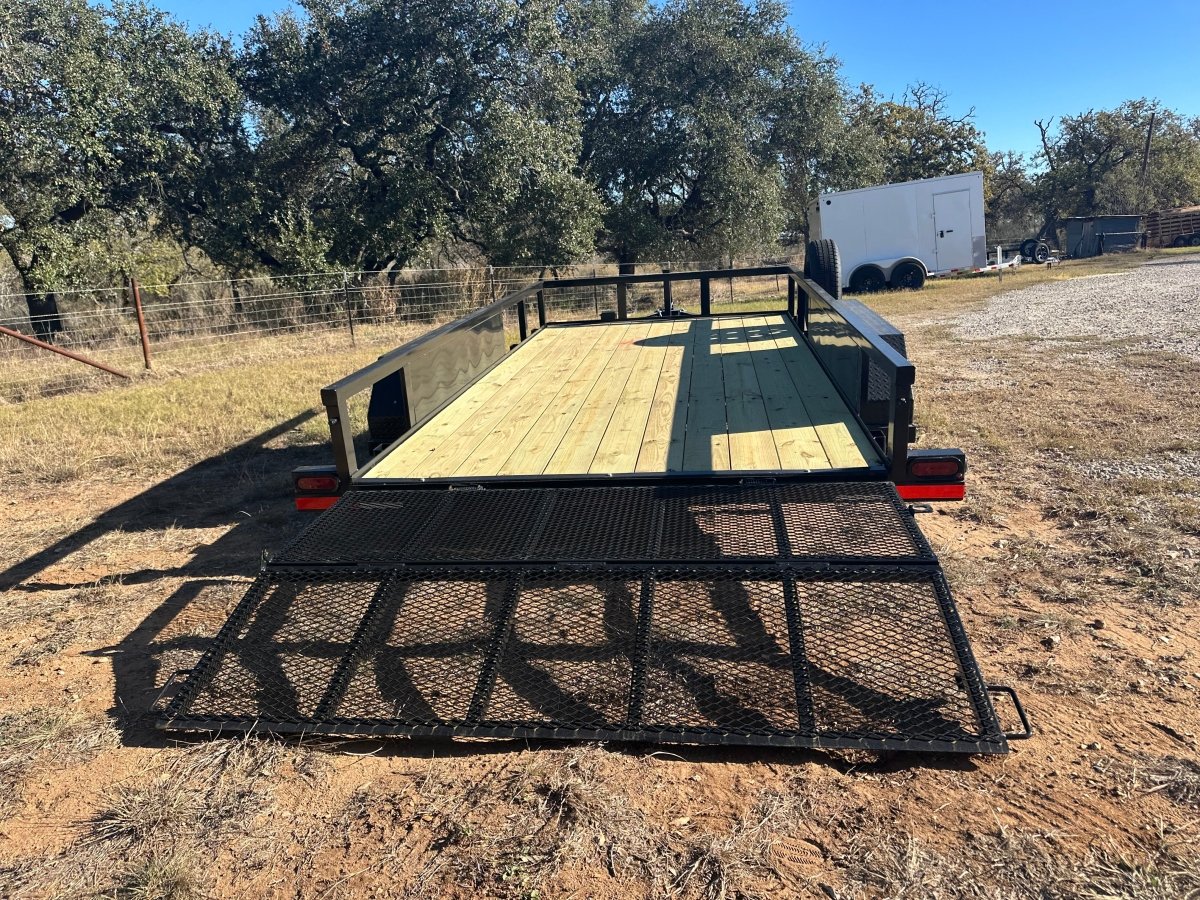 Ranch King 6'10"x14' Tandem Utility Trailer BIFOLD GATE - 2875 - J4 Trailer