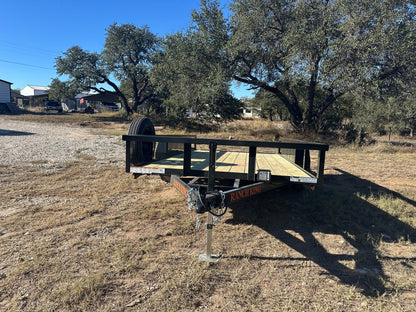 Ranch King 6'10"x14' Tandem Utility Trailer BIFOLD GATE - 2875 - J4 Trailer