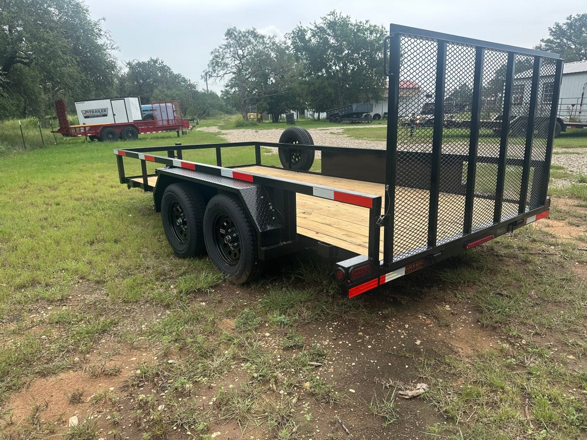 Ranch King 6'10"x14' Tandem Utility Trailer GATE - 2606 2746 - J4 Trailer