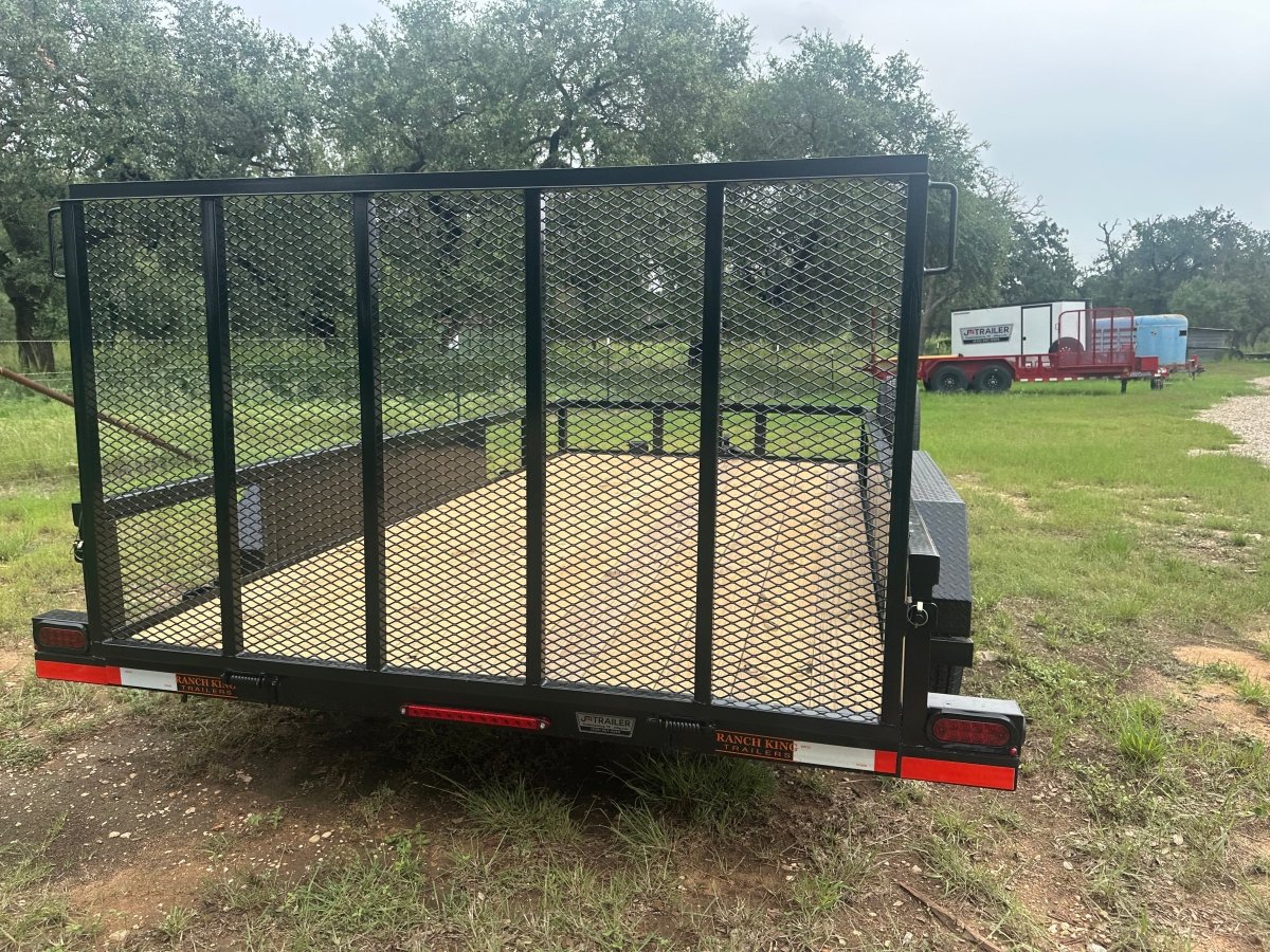 Ranch King 6'10"x14' Tandem Utility Trailer GATE - 2606 2746 - J4 Trailer