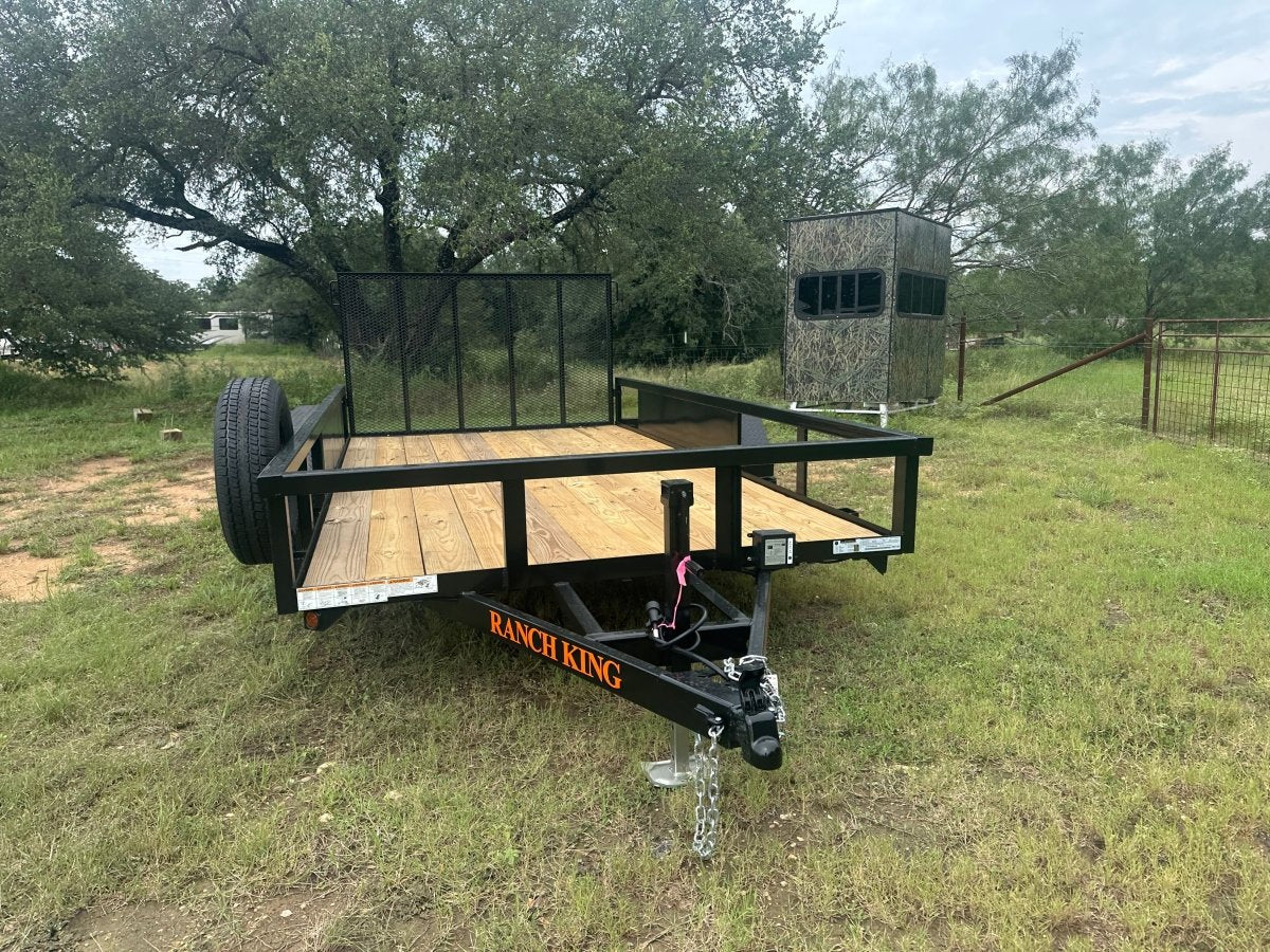 Ranch King 6'10"x14' Tandem Utility Trailer GATE - 2606 2746 - J4 Trailer