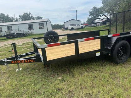 Ranch King 6'10"x14' Tandem Utility Trailer GATE - 2606 2746 - J4 Trailer