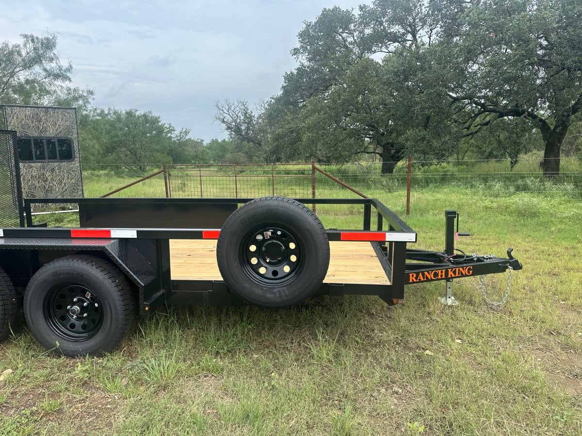 Ranch King 6'10"x14' Tandem Utility Trailer GATE - 2606 2746 - J4 Trailer