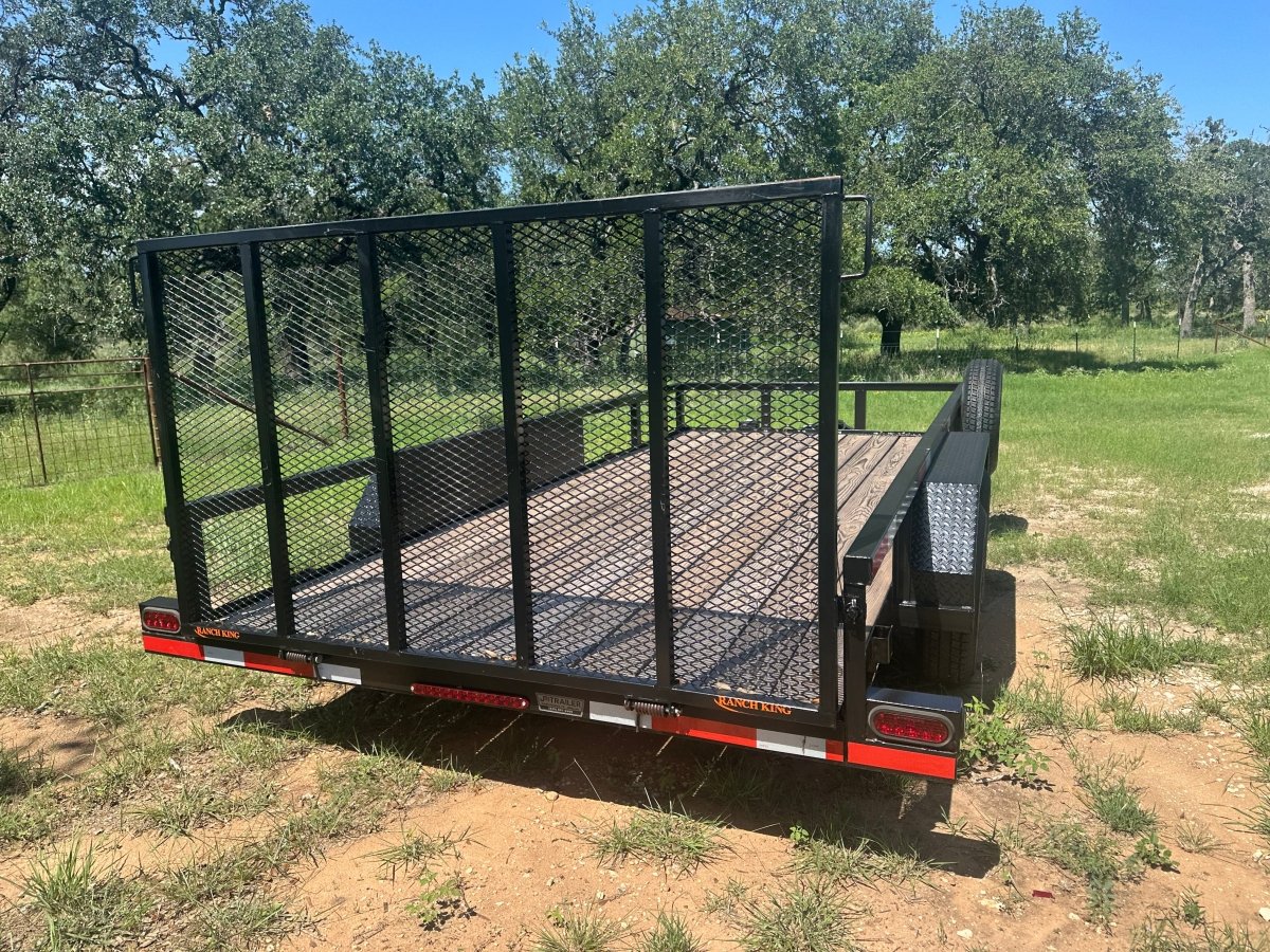Ranch King 6'10"x16' Tandem Utility GATE - 2888 - J4 Trailer