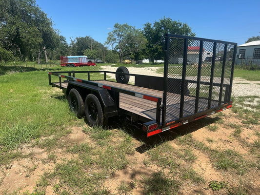 Ranch King 6'10"x16' Tandem Utility GATE - 2888 - J4 Trailer