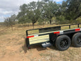 Load image into Gallery viewer, Ranch King 6'10'x16' Tandem Utility Trailer RAMPS - 3131 3133 - J4 Trailer
