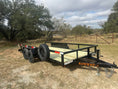 Load image into Gallery viewer, Ranch King 6'10'x16' Tandem Utility Trailer RAMPS - 3131 3133 - J4 Trailer
