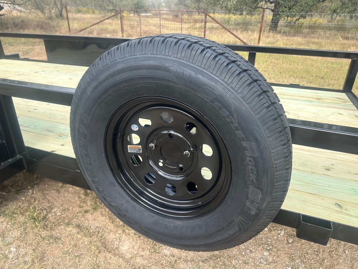 Ranch King 6'10'x16' Tandem Utility Trailer RAMPS - 3133 - J4 Trailer