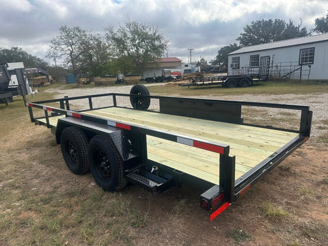 Ranch King 6'10'x16' Tandem Utility Trailer RAMPS - 3133 - J4 Trailer