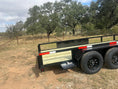 Load image into Gallery viewer, Ranch King 6'10'x16' Tandem Utility Trailer RAMPS - 3133 - J4 Trailer
