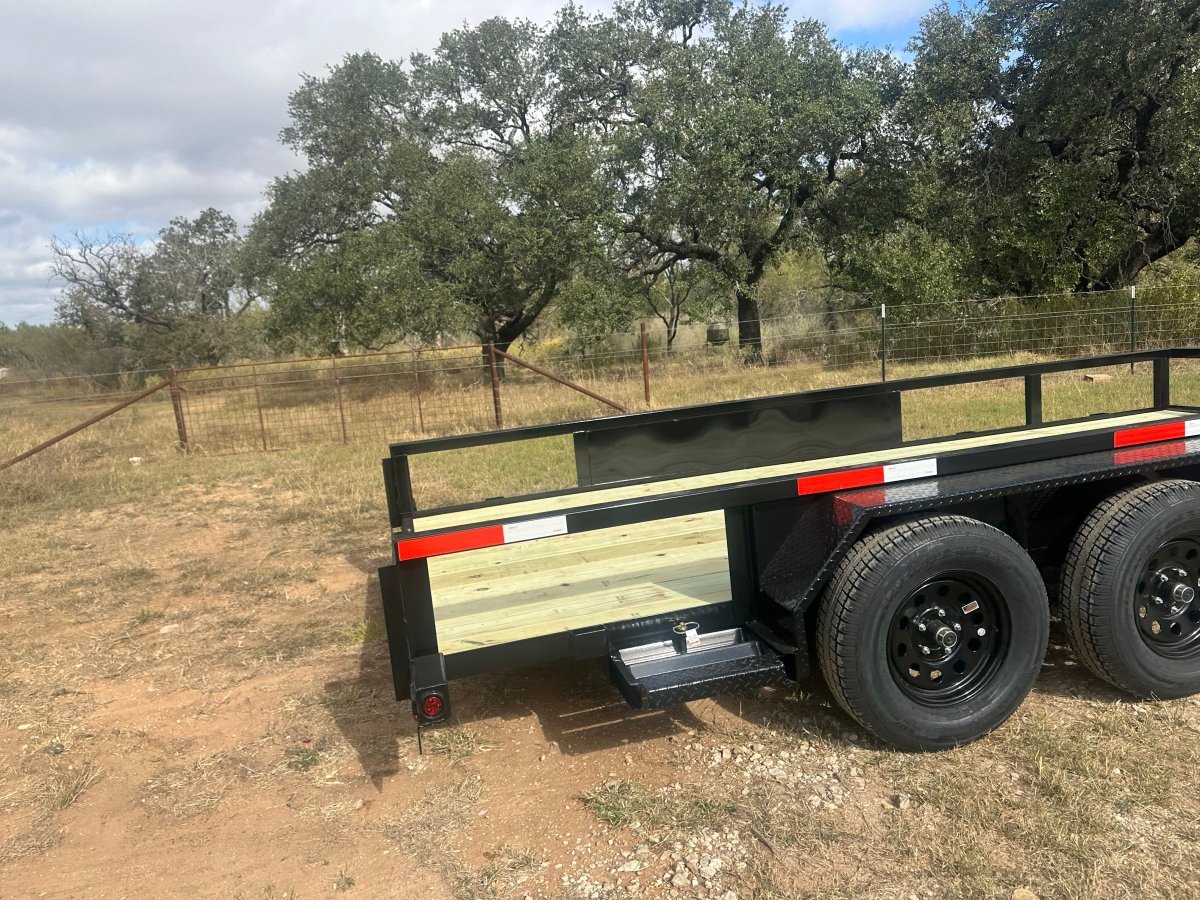 Ranch King 6'10'x16' Tandem Utility Trailer RAMPS - 3133 - J4 Trailer