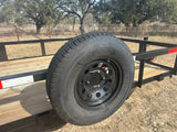 Ranch King 6'10"x18' 10K Tandem Utility Trailer RAMPS - 2800 - J4 Trailer
