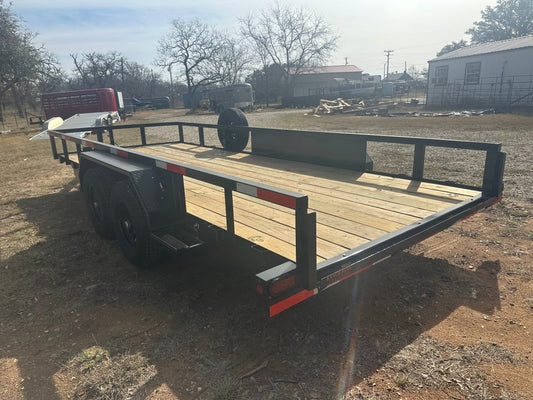 Ranch King 6'10"x18' 10K Tandem Utility Trailer RAMPS - 2800 - J4 Trailer