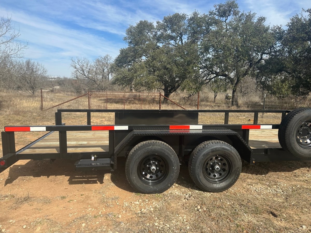 Ranch King 6'10"x18' 10K Tandem Utility Trailer RAMPS - 2800 - J4 Trailer