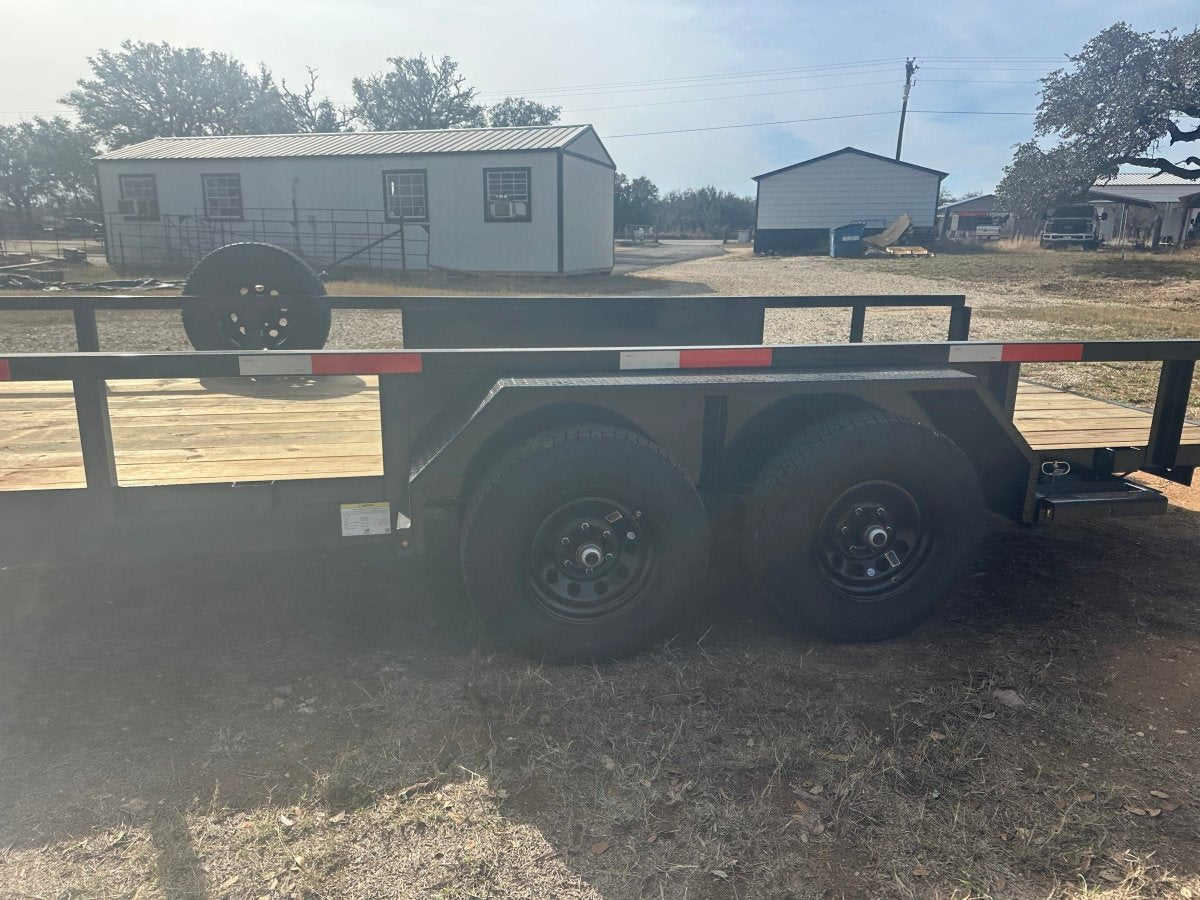 Ranch King 6'10"x18' 10K Tandem Utility Trailer RAMPS - 2800 - J4 Trailer