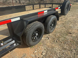 Ranch King 6'10"x18' 10K Tandem Utility Trailer RAMPS - 2800 - J4 Trailer