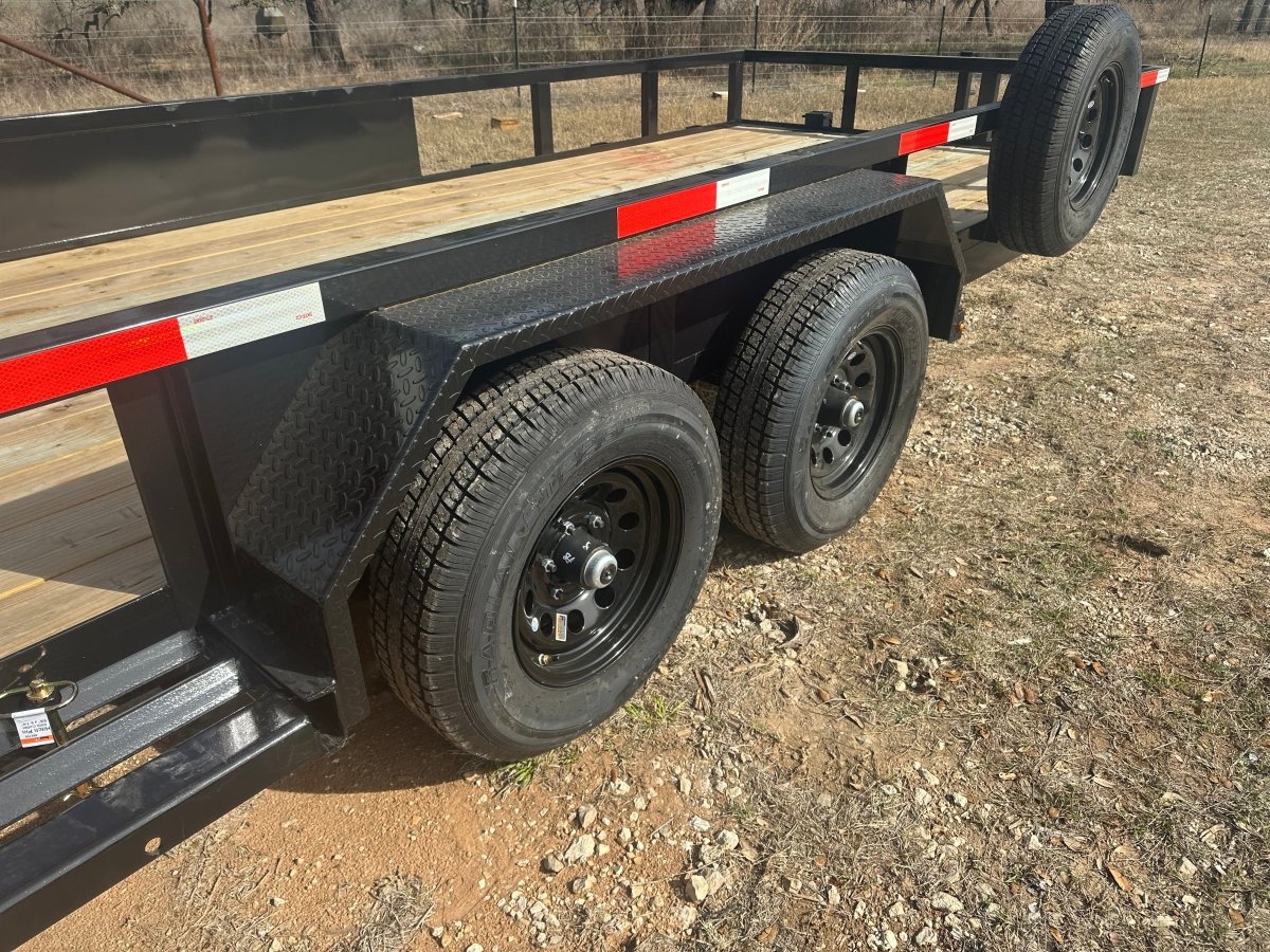 Ranch King 6'10"x18' 10K Tandem Utility Trailer RAMPS - 2800 - J4 Trailer