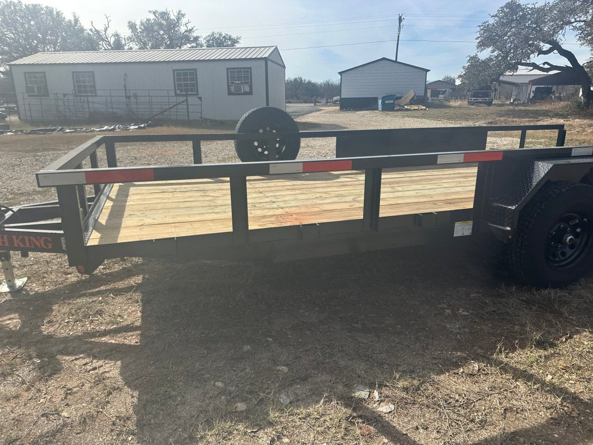 Ranch King 6'10"x18' 10K Tandem Utility Trailer RAMPS - 2800 - J4 Trailer