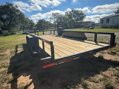 Ranch King 6'10"x18' Tandem Utility Trailer RAMPS - 2545 - J4 Trailer