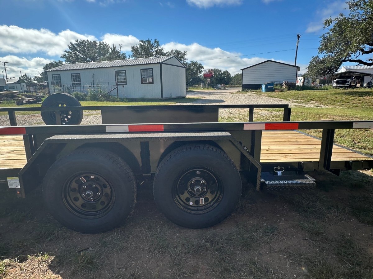 Ranch King 6'10"x18' Tandem Utility Trailer RAMPS - 2545 - J4 Trailer
