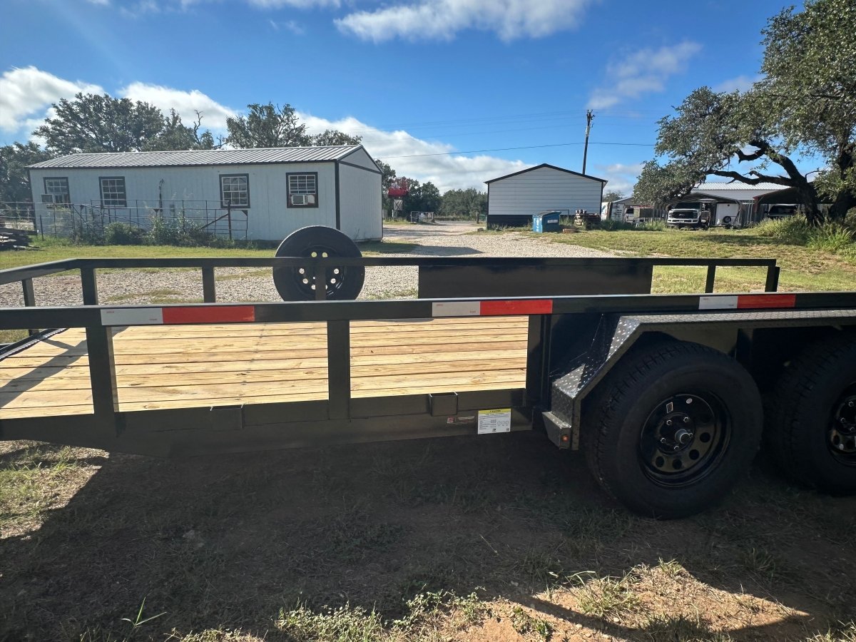 Ranch King 6'10"x18' Tandem Utility Trailer RAMPS - 2545 - J4 Trailer