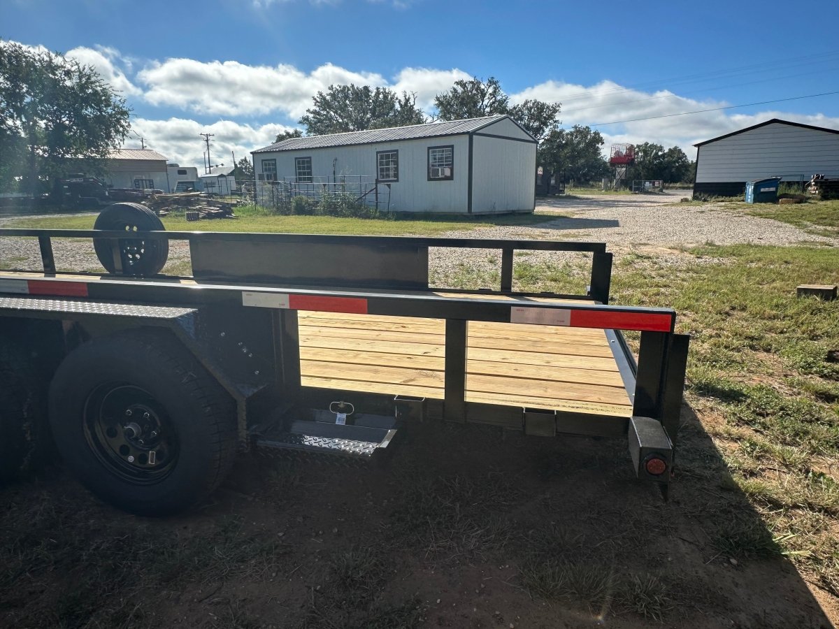 Ranch King 6'10"x18' Tandem Utility Trailer RAMPS - 2545 - J4 Trailer