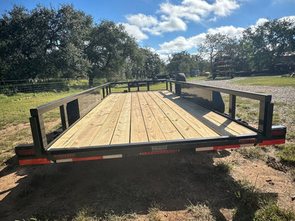 Ranch King 6'10"x18' Tandem Utility Trailer RAMPS - 2545 - J4 Trailer