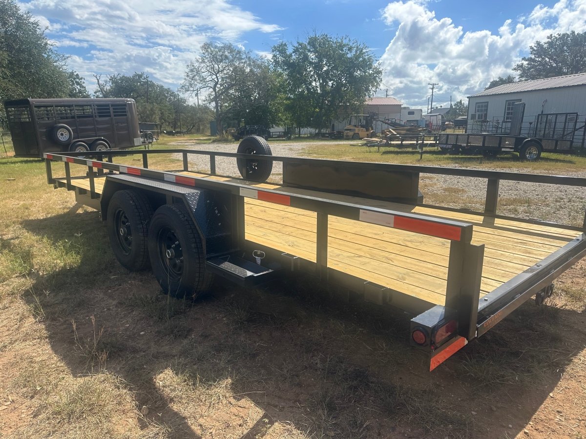 Ranch King 6'10"x20' Tandem Utility 10k RAMPS - 2478 - J4 Trailer
