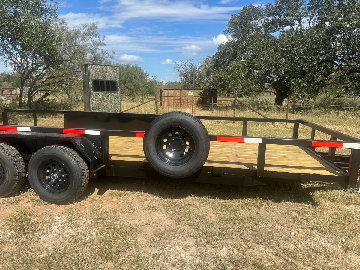 Ranch King 6'10"x20' Tandem Utility 10k RAMPS - 2478 - J4 Trailer