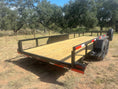 Load image into Gallery viewer, Ranch King 6'10"x20' Tandem Utility 10k RAMPS - 2478 - J4 Trailer
