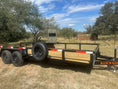 Load image into Gallery viewer, Ranch King 6'10"x20' Tandem Utility 10k RAMPS - 2478 - J4 Trailer

