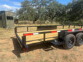 Load image into Gallery viewer, Ranch King 6'10"x20' Tandem Utility 10k RAMPS - 2478 - J4 Trailer
