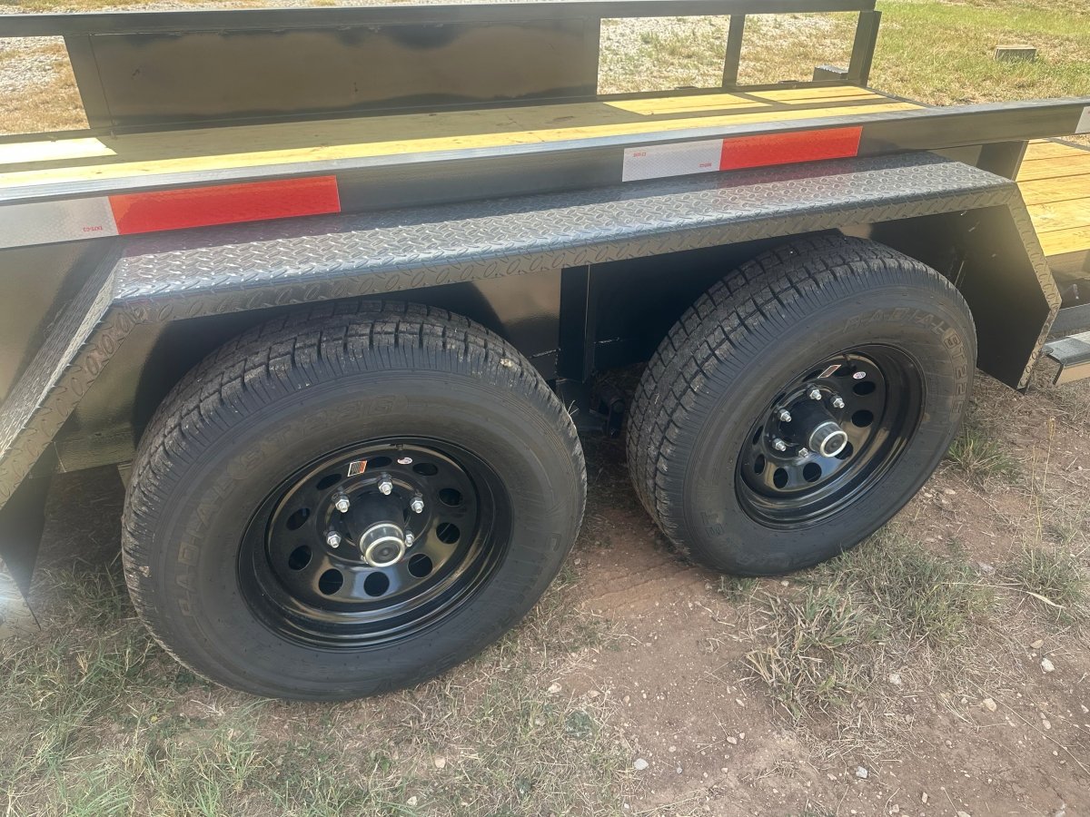 Ranch King 6'10"x20' Tandem Utility 10k RAMPS - 2478 - J4 Trailer